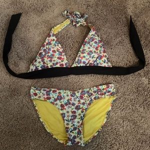 Vintage Floral Bathing Suit